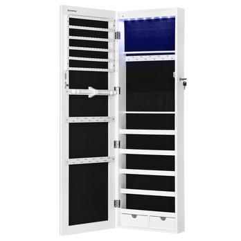 Závesná šperkovnica LOVA I biela 3