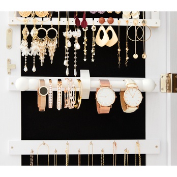 Závesná šperkovnica LOVA I biela 5