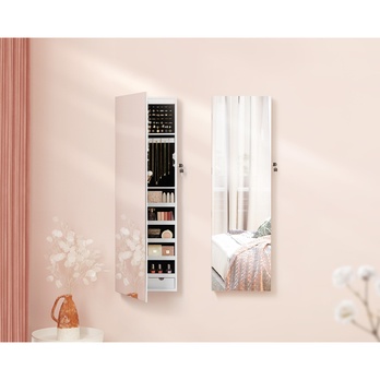 Závesná šperkovnica LOVA I biela 12