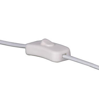 Stolná lampa LOVA strieborná/biela 2
