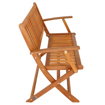 Záhradná lavička LOVELY hnedá 1