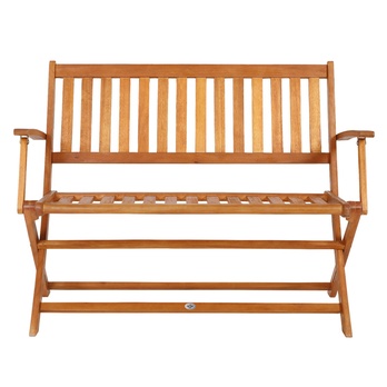 Záhradná lavička LOVELY hnedá 2