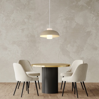 Závesné svietidlo LOWE piesková/biela 2