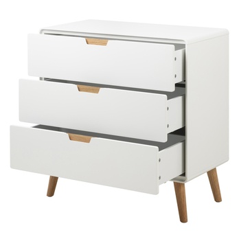 Komoda LOWELL 80 biela/dub 2