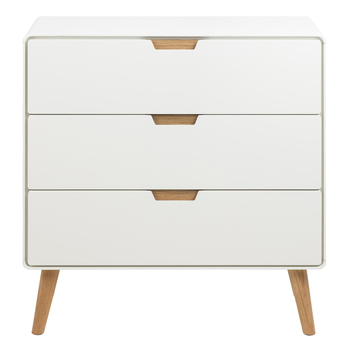 Komoda LOWELL 80 biela/dub 3