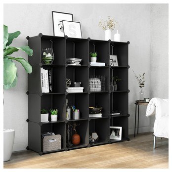 Úložný plastový organizér  LPC44BK čierna 3