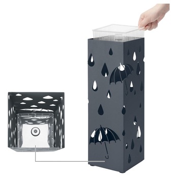 Stojan na dáždniky LUC 4 tmavosivá 5