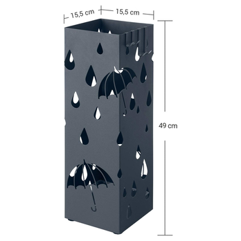 Stojan na dáždniky LUC 4 tmavosivá 6