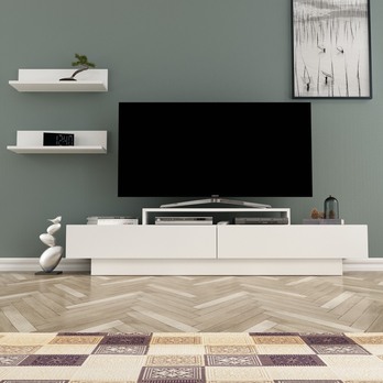 TV zostava LUCCA biela 1