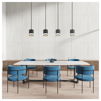 Závesné svietidlo LUCERO 4 čierna/biela 1