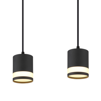 Závesné svietidlo LUCERO 4 čierna/biela 2