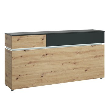 Komoda LUCI 2 dub artisan/sivá 3