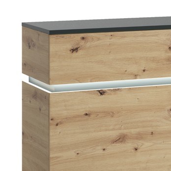 Komoda LUCI 2 dub artisan/sivá 4