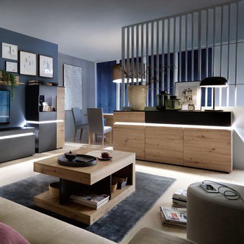 Komoda LUCI 2 dub artisan/sivá 5