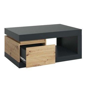 Konferenčný stolík LUCI dub artisan/sivá 2