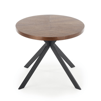 Jedálenský stôl LUCORNU orech/čierna 2