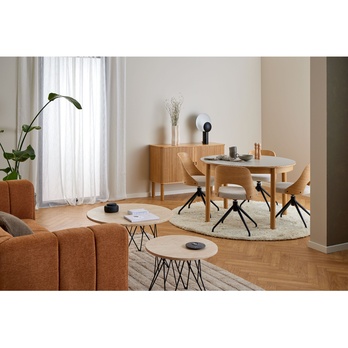 Jedálenská stolička LUCY 2 béžová/matná čierna 1