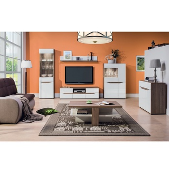 Konferenčný stolík LUCY LI 16 dub sonoma truffel/biela lesk 1