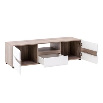 TV zostava LUCY dub sonoma truffel/biela vysoký lesk 2