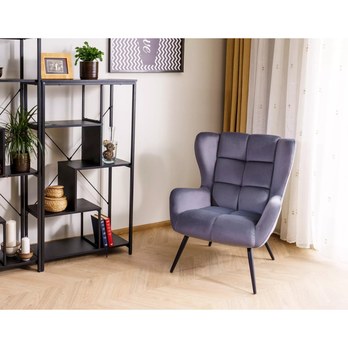 Kreslo LUEAS sivá 1