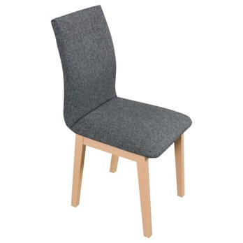 Jedálenská stolička LUKA 1 dub sonoma/sivá 1