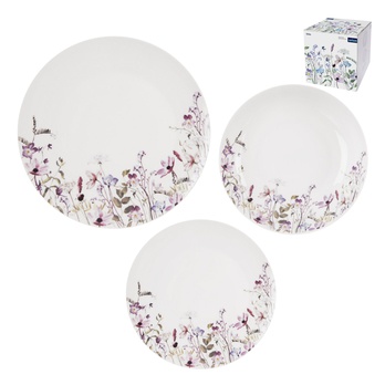 Jedálenská súprava LÚKA porcelán, 18 ks 1