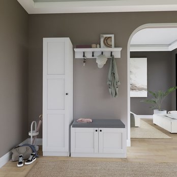 Predsieňová zostava LUKAS biela 4