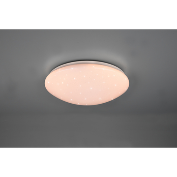 Stropné LED svietidlo LUKIDA biela, trblietavý efekt 6