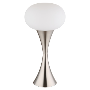 Stolná lampa LULA strieborná/biela 2