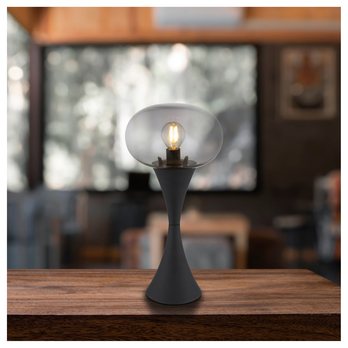 Stolná lampa LULA čierna/sivá 1
