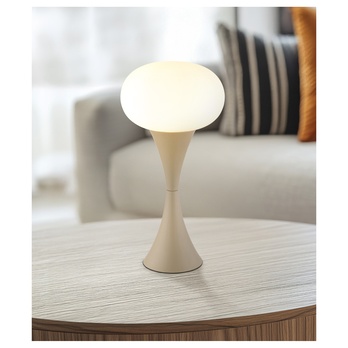 Stolná lampa LULA piesková/biela 1
