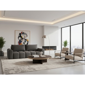 Pohovka LUMIA tmavosivá 1