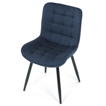 Jedálenská stolička LUMIR tmavomodrá 1