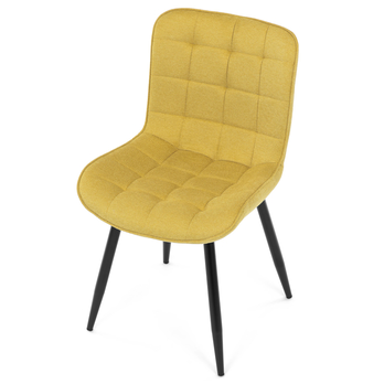 Jedálenská stolička LUMIR žltá 1