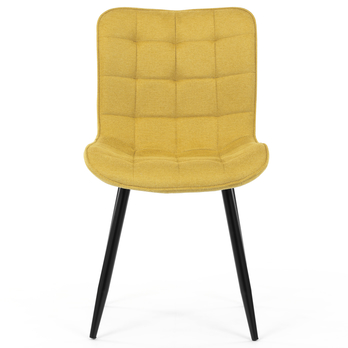 Jedálenská stolička LUMIR žltá 2