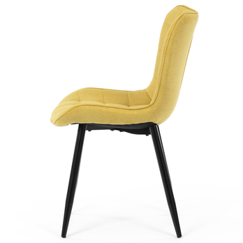 Jedálenská stolička LUMIR žltá 3
