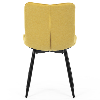 Jedálenská stolička LUMIR žltá 5