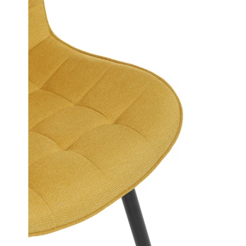 Jedálenská stolička LUMIR žltá 7