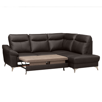 Sedacia súprava LUNA pravá, tmavohnedá 1