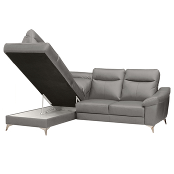 Sedacia súprava LUNA ľavá, sivá 2