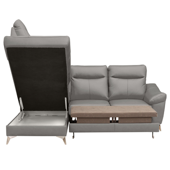 Sedacia súprava LUNA ľavá, sivá 5