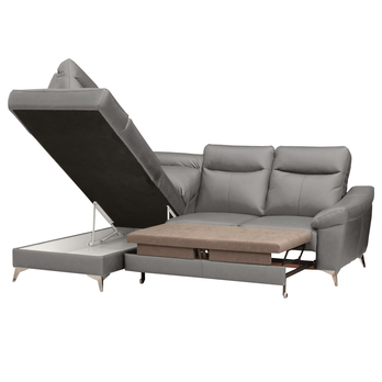 Sedacia súprava LUNA ľavá, sivá 7