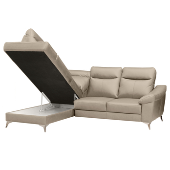 Sedacia súprava LUNA ľavá, krémová 2