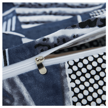 Posteľná bielizeň LUNA modrá, 45x45 + 70x90 a 140x200 cm 4