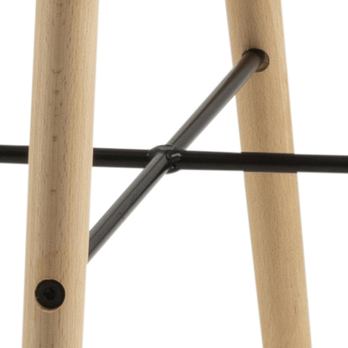 Jedálenská stolička LUNA buk/biela 8