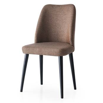 Jedálenská stolička LUNA hnedá, sada 2 ks 1