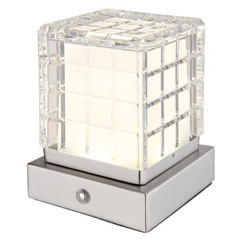Stolná lampa LUNKI I strieborná 5