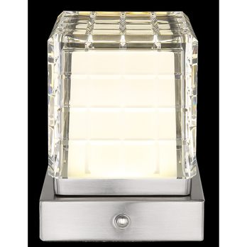 Stolná lampa LUNKI I strieborná 7