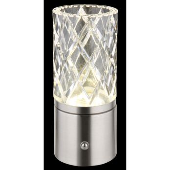 Stolná lampa LUNKI II strieborná 2