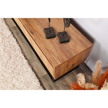 TV komoda LUPIN orech/čierna 8